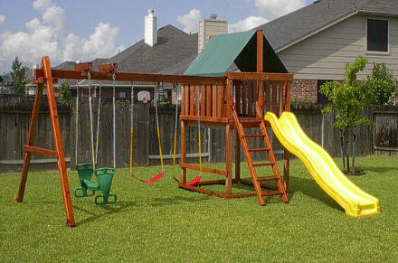 Apollo Playset DIY Wood Fort and Swingset Plans