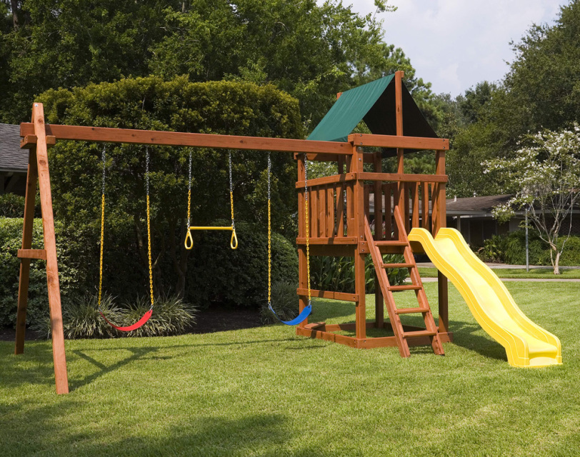 Do-it-Yourself Wooden Playset and Swingset Plans